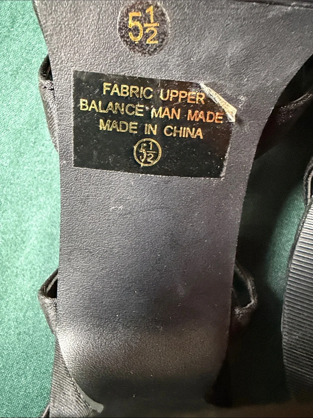 CLASSIFIED Black Strappy Slingback Sandals - Picture 4 of 4